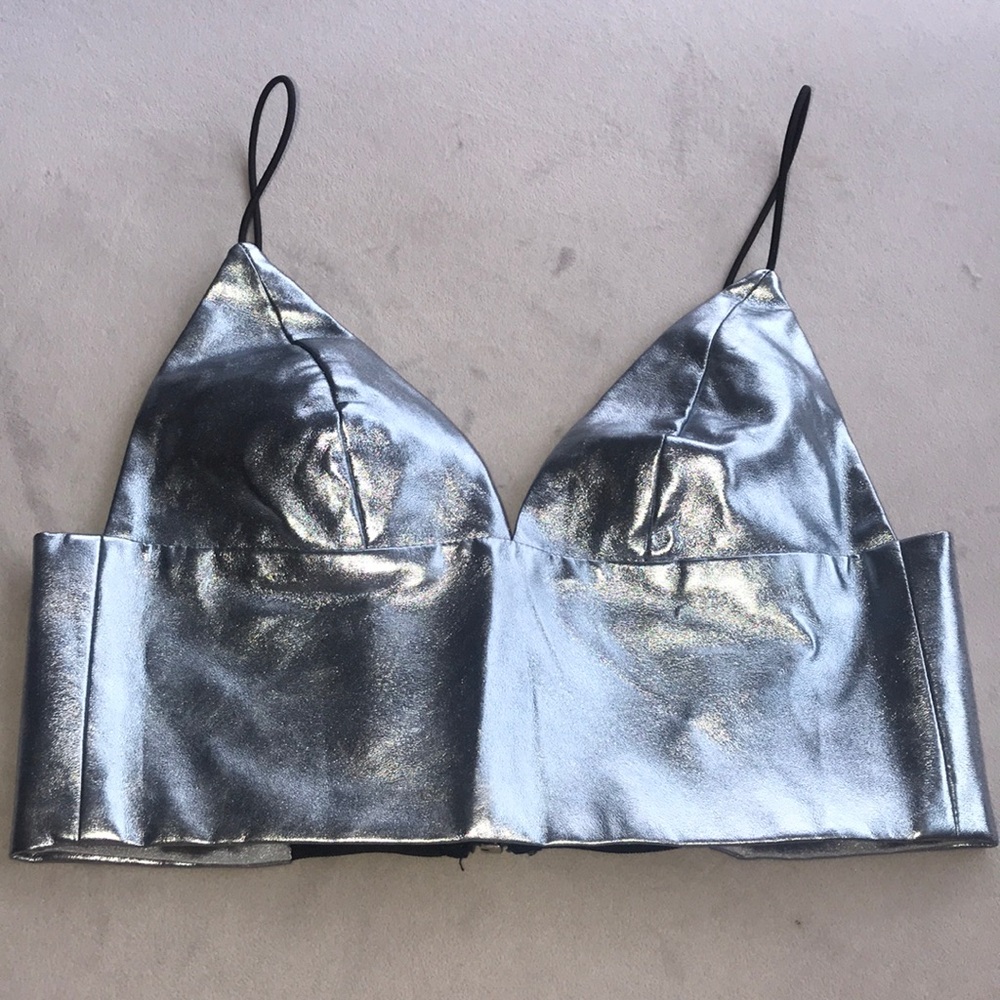 Metallic Bralette Top 💙